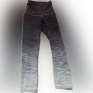 lululemon athletica Black and Gray Leggings